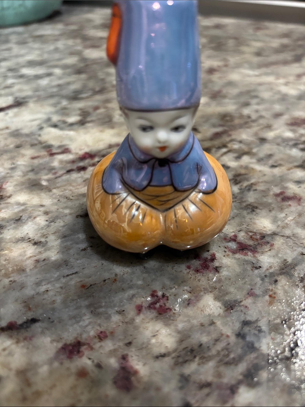 Vintage Noritake lusterware "Cossack/Fez Boy" salt shaker